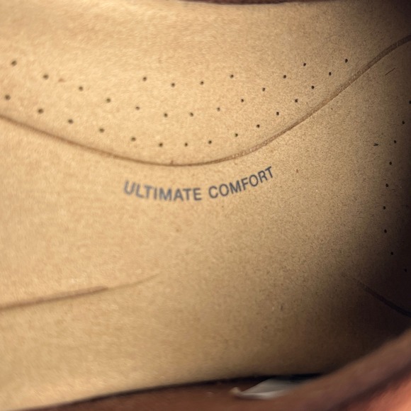 Clarks Collection Kyla Combi Brown Leather Suede Mule Clogs Shoes Womens 8 - Picture 5 of 14